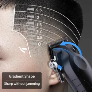 Maquina de acabamento cortar cabelo profissional kemei 2299