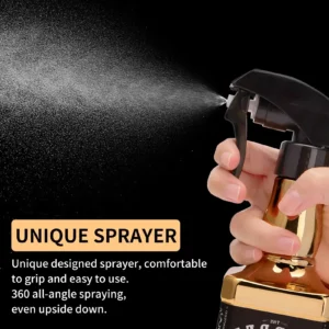 Borrifador de água para cabelo profissional: Frasco de spray para corte de cabelo