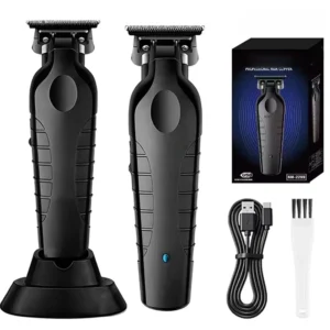 Maquina de acabamento cortar cabelo profissional kemei 2299