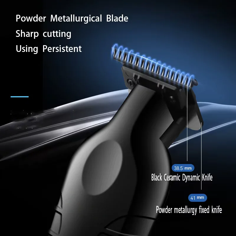 Maquina de acabamento cortar cabelo profissional kemei 2299